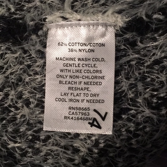 Susina Zebra Print Eyelash Open Front Cardigan Sweater - Picture 9 of 9